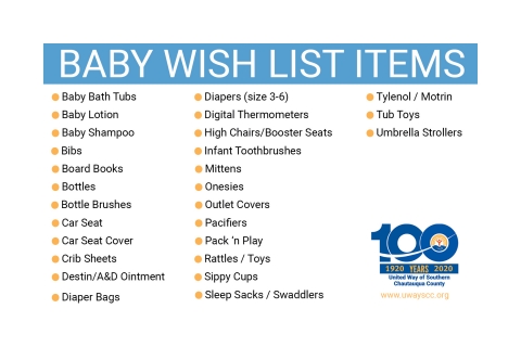 Baby Wish List Items