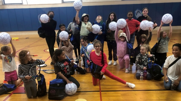 group of girls from WNY Girls in Sports event at the Boys and Girls Club of Jamestown